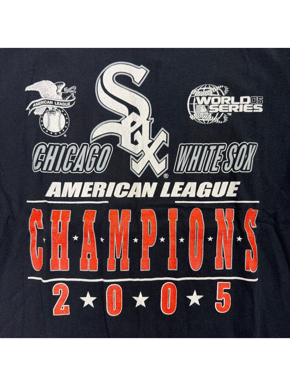 2005 Chicago White Sox American League Champions Sleeveless T-Shirt XL